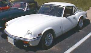 hardtop on car front view